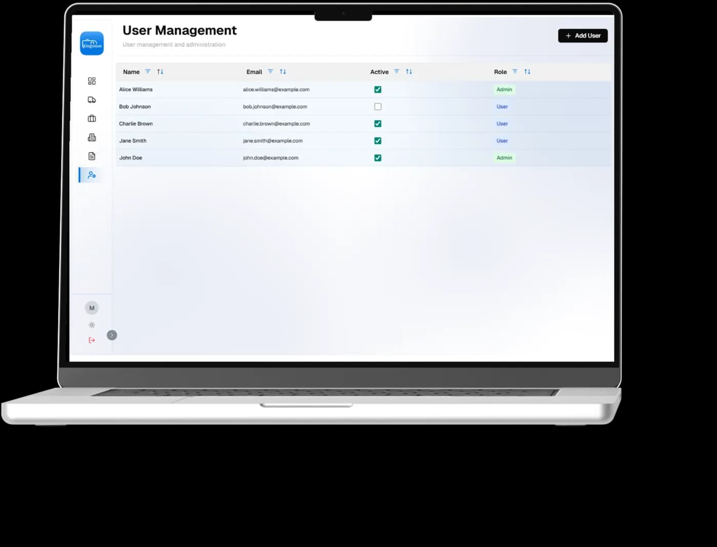 Role management, controlling who can dispatch, edit, and invoice.